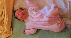 Die kleine Theresia wurde am 22. Februar geboren