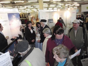 Der Stand erweckte reges Interesse bei den Besuchern