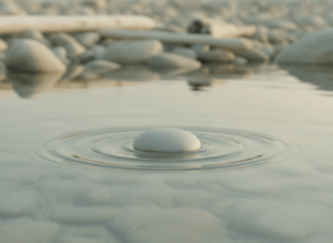 Energetische Heilung Schulter Hallux Erfahrungsbericht Kieselstein Wellen
