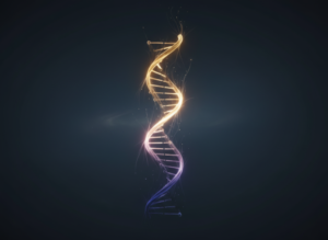 Morphic Renaissance Erfahrungsbericht Blockaden Fluchttrauma Symbolbild DNA Licht Hoffnung
